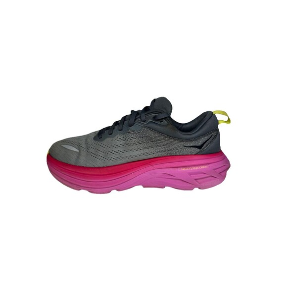 Hoka One One Bondi 8 Women's Running Shoes  Gray/Pink, Athletic size 8B - Picture 5 of 13